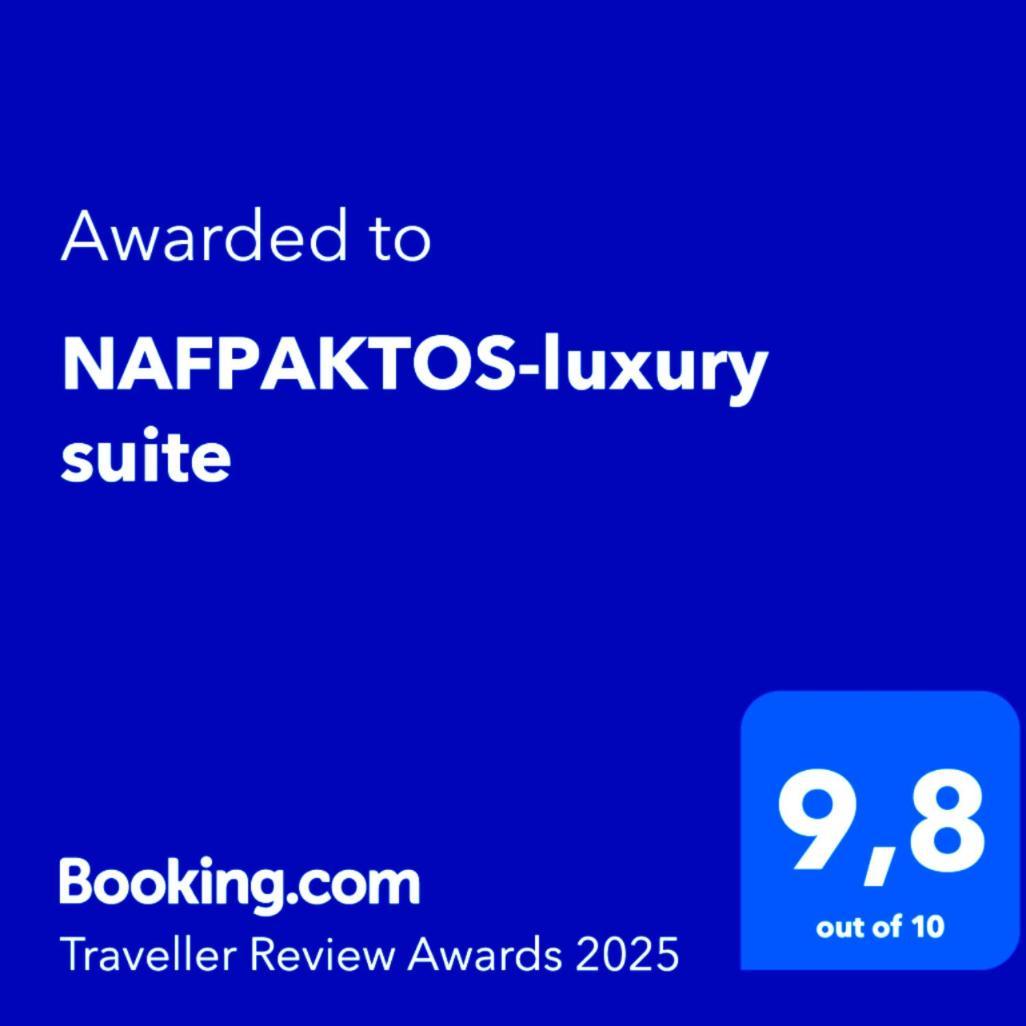 Nafpaktos-Luxury Suite Exteriör bild